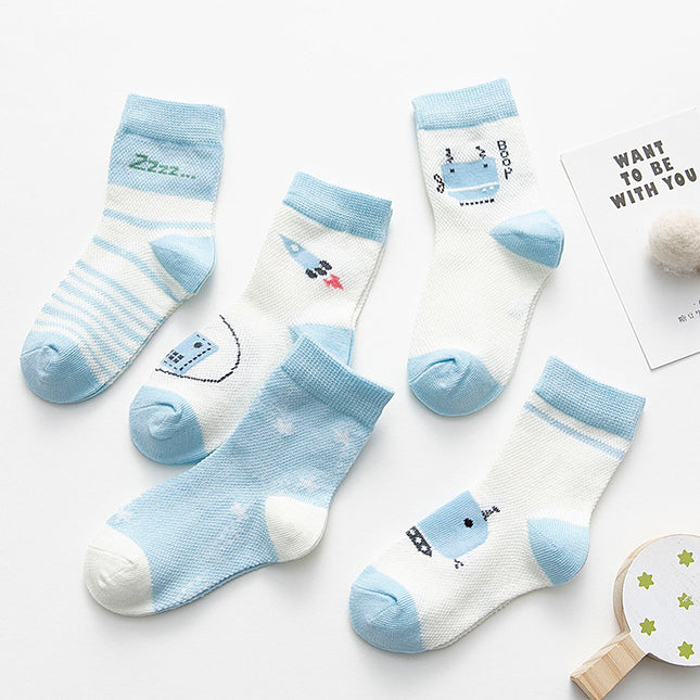 Ultra-Soft Breathable Baby Socks – Premium Cotton Rich Daily Socks – Non-Slip Comfort Fit for Infants & Toddlers