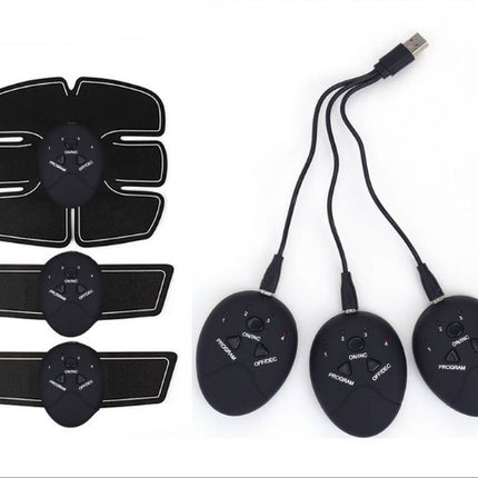 Ultimate EMS Abs Trainer – Professional Muscle Stimulator Belt – Wireless Abdominal Toning Workout Gear for Men & Women
