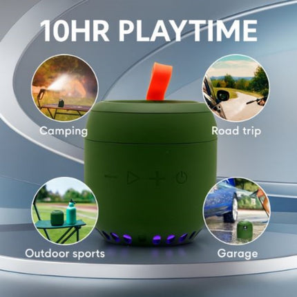 3-in-1 G-Shape Bluetooth Speaker with Wireless Charger – RGB Night Light Ambient Lamp – Smart Desktop Sound Machine for Home & Office