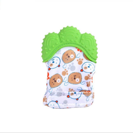 Baby Teething Mitten – Food Grade Silicone Self-Soothing Teether Glove – Anti-Bite & Pain Relief Molar Toy for Toddlers