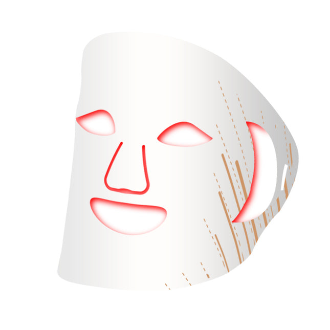 Premium LED Light Therapy Silicone Facial Mask – Advanced Anti-Aging & Skin Rejuvenation Device – Photon Beauty Instrument for Home Spa Experience – Visibly Reduces Fine Lines & Brightens Complexion