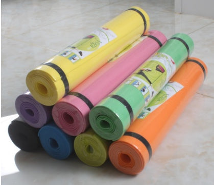 High-Density EVA Yoga Mat – Non-Slip Exercise Mat for Fitness, Pilates & Stretching – 4mm/6mm Thickness – Lightweight & Durable