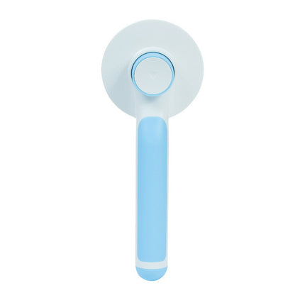 One-Click Self-Cleaning Pet Grooming Brush – Round Handle Deshedding Tool – Professional Slicker Brush for Dogs & Cats with Long or Short Hair
