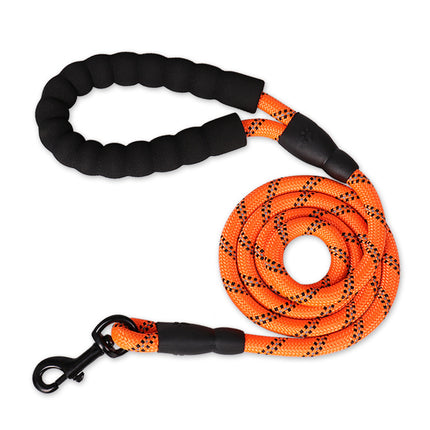 Reflective Dog Leash – Heavy Duty Nylon Pet Dog Lead Rope for Small, Medium & Large Dogs – Padded Handle for Walking & Training