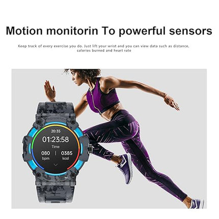 GPS Smartwatch with 1.39" HD TFT Screen – Bluetooth 5.3 Calling – Built-in LED Flashlight – IP68 Waterproof Sports Watch for Hiking & Running