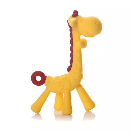 Baby Giraffe Teething Toy – Soft Silicone Teether for Gums Relief – BPA-Free Infant Molar Soothing Stick