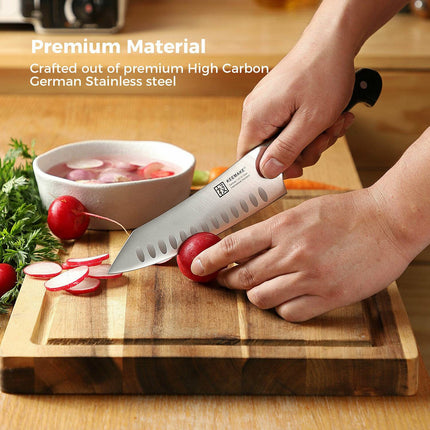 2-Piece Professional Kitchen Set – Razor-Sharp Stainless Steel Chef Knife & Multi-Purpose Kitchen Shear