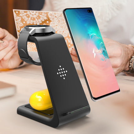 3-in-1 Fast Wireless Charging Station – Foldable Magnetic Charging Dock for iPhone, Apple Watch & AirPods – Universal Quick Charge Stand