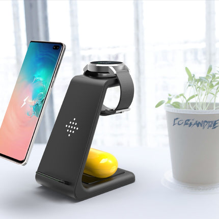 3-in-1 Fast Wireless Charging Station – Foldable Magnetic Charging Dock for iPhone, Apple Watch & AirPods – Universal Quick Charge Stand