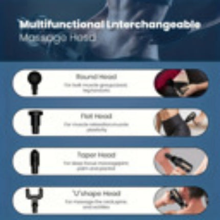 Mini Portable Massage Gun – USB Rechargeable Pocket-Sized Fascia Gun – Handheld Muscle Relaxer for Travel, Office & Home
