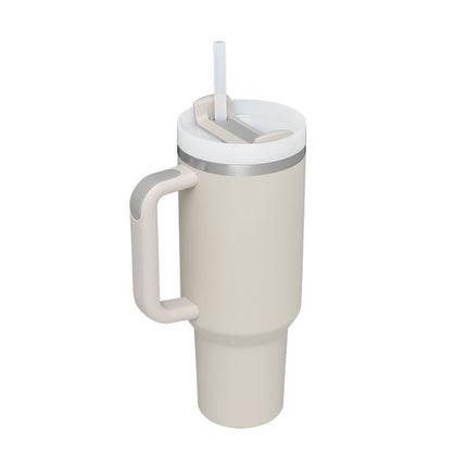 Oversized 40oz Travel Mug with Straw – Spill-Proof Insulated Water Bottle for Gym, Office & Road Trips