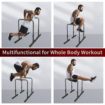 Multi-Functional Power Tower Station – Adjustable Height Pull-Up Bar & Dip Station – Heavy Duty Strength Training Equipment for Home Gym
