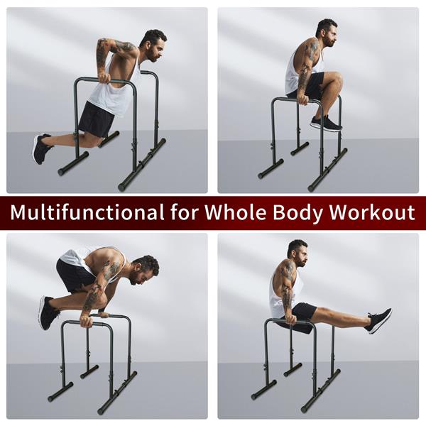 Multi-Functional Power Tower Station – Adjustable Height Pull-Up Bar & Dip Station – Heavy Duty Strength Training Equipment for Home Gym