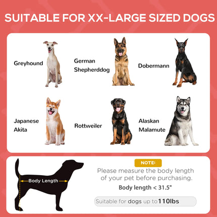 Elevated Dog Cot - Cooling Raised Pet Bed with Breathable Mesh - Portable Indoor & Outdoor Dog Bed for Large, Medium & Small Pets
