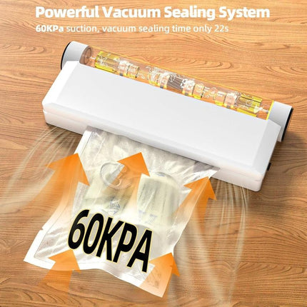 Smart Home Food Vacuum Sealer Machine – Automatic Fresh-Keeping System – One-Button Quick Seal for Dry & Moist Food