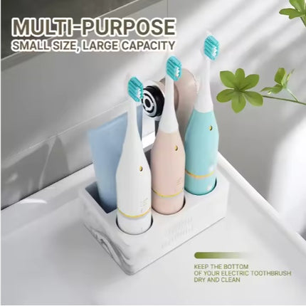 Nordic Series Bathroom Organizer – Modern Toothbrush & Toothpaste Holder for Vanity