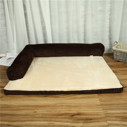 Calming Dog Bed & Cat Bed – Ultra Soft Plush Donut Cuddler – Self-Warming Washable Pet Bed for Improved Sleep & Anxiety Relief