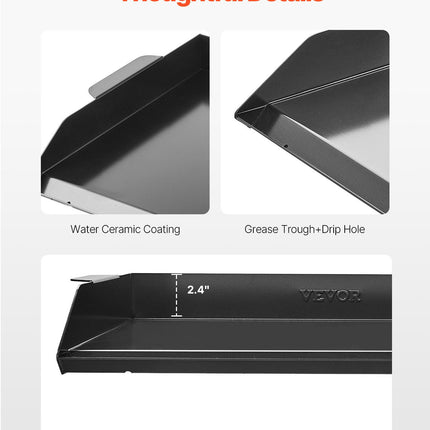 22x16" Carbon Steel Flat Top Griddle – Large Universal BBQ Grill Pan for Outdoor Cooking & Camping