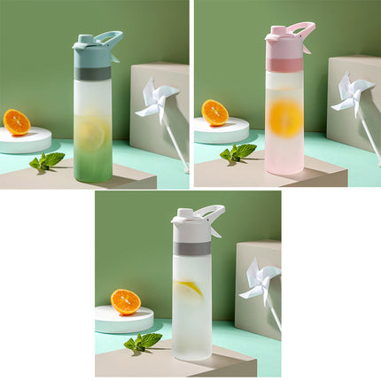 AquaMist™ Cooling Sports Bottle – Refreshing Spray & Drink Hydration Cup for Gym, Travel & Kids