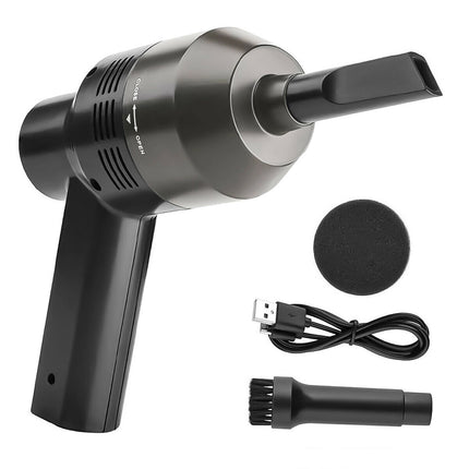 USB Rechargeable Mini Vacuum Cleaner – Powerful Cordless Desktop Cleaner for Electronics – Handheld Vacuum for Keyboard, Car Interior & Pet Hair