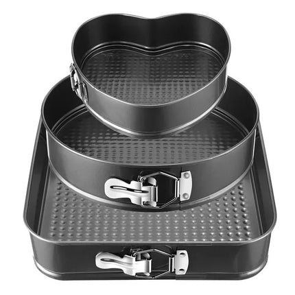 ProBake™ Professional Springform Pan – Heavy-Duty Carbon Steel Cake Mold with Non-Stick Coating