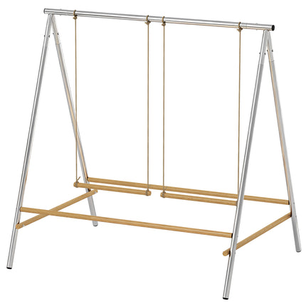 Freestanding Chicken Perch with Adjustable Swings – Weather-Resistant A-Frame Roosting Bar for Backyard Coops and Runs