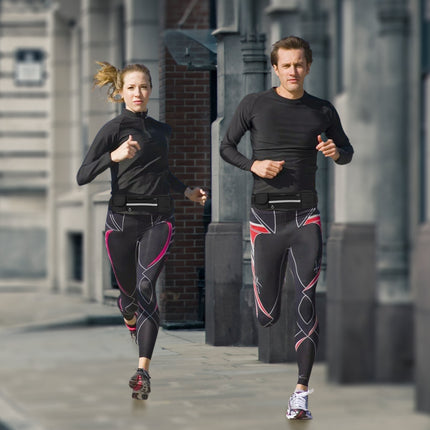 Ultra-Slim Elastic Running Belt – Waterproof Sports Waist Pack – Bounce-Free Fitness Pouch for Phones, Keys & Cash