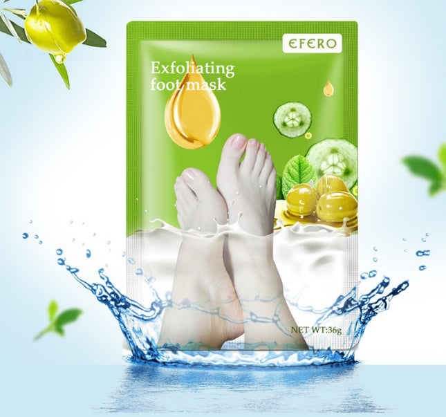 Exfoliating Foot Spa Socks – Remove Dead Skin, Calluses & Cracked Heels