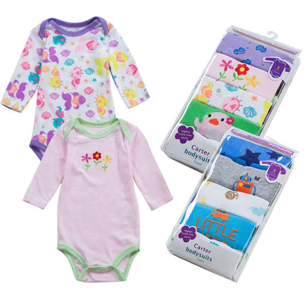 Essential Long Sleeve Baby Bodysuit – 100% Premium Cotton Infant Romper – Soft & Breathable Autumn Basic Onesie