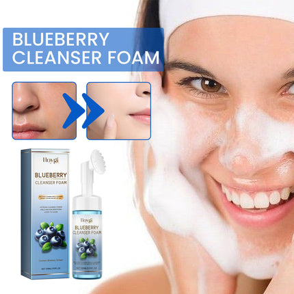 Blueberry & Turmeric Detox Foam – 2-in-1 Deep Cleansing Brush