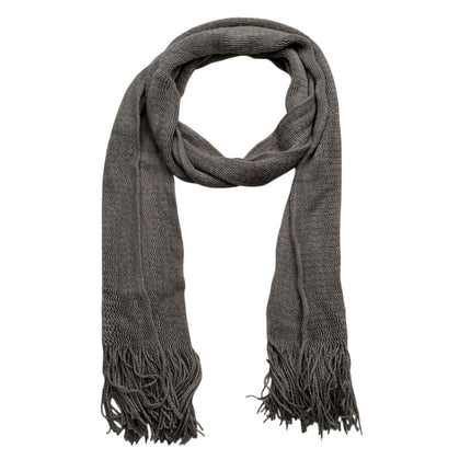Unisex Lightweight Knit Skinny Scarf – Soft Narrow Neck Wrap for Modern Layered Outfits & Casual Styling