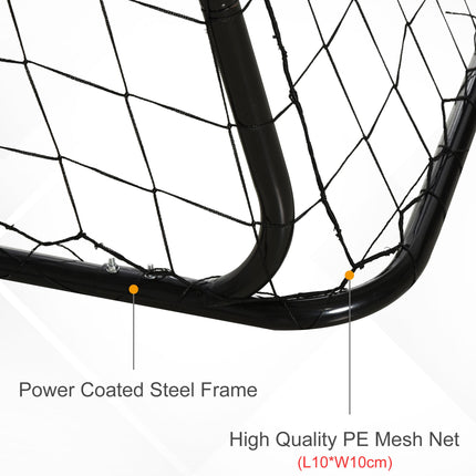 8' x 5' Soccer Goal Post for Backyard – All-Weather Professional Net – Heavy-Duty Portable Football Goal for Kids & Youth Training