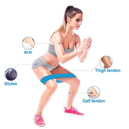 Mini Resistance Loop Band – Elastic Booty Band for Glute & Leg Toning – Non-Slip Rubber Band for Fitness, Yoga & Pilates