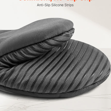 Non-Slip Silicone Oven Gloves – Thick Cotton Lining & Hanging Hooks – Premium Heat Protection for Baking & Grilling