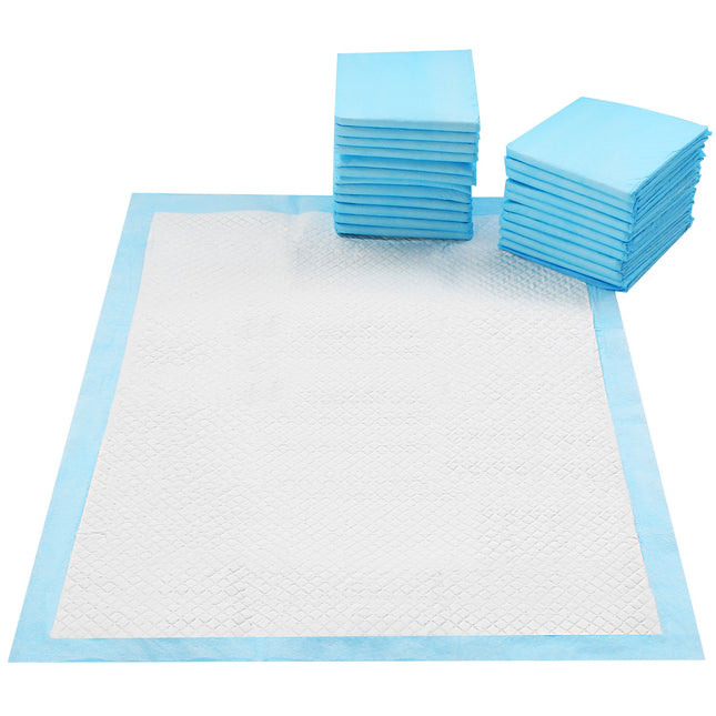 50-Pack Dog Training Pads – 24" x 18" (Medium) Puppy Pee Pads – Super Absorbent Leak-Proof Cat Wee Mats – Bulk Potty Training Set