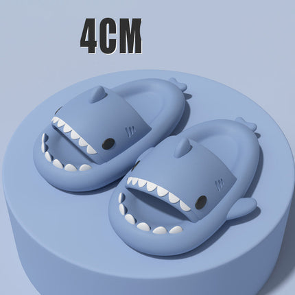 Original Shark Slides – Funny Cartoon Shark Slippers for Adults – Cloud-Feel Soft Sole Non-Slip Sandals for Indoor & Outdoor