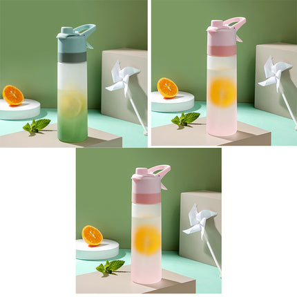AquaMist™ Cooling Sports Bottle – Refreshing Spray & Drink Hydration Cup for Gym, Travel & Kids