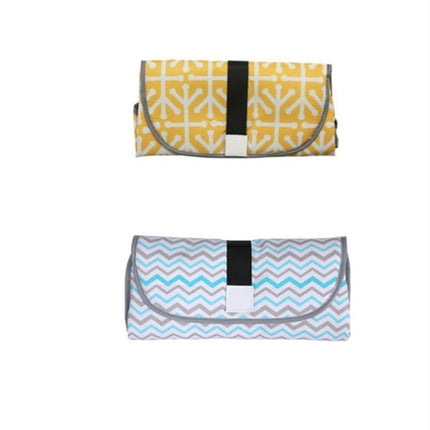 Portable Baby Changing Pad – Waterproof Travel Diaper Station – Compact Foldable Nappy Clutch with Head Cushion