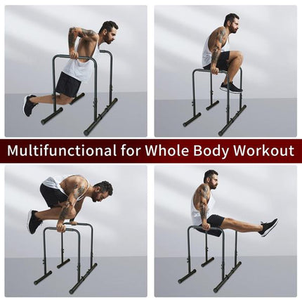 Multi-Functional Power Tower Station – Adjustable Height Pull-Up Bar & Dip Station – Heavy Duty Strength Training Equipment for Home Gym