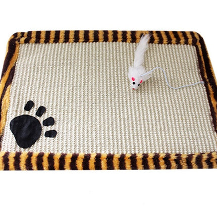 Natural Sisal Cat Scratching Mat – Durable Cat Claw Scratcher Pad – Anti-Slip Furniture Protector & Floor Rug for Indoor Cats