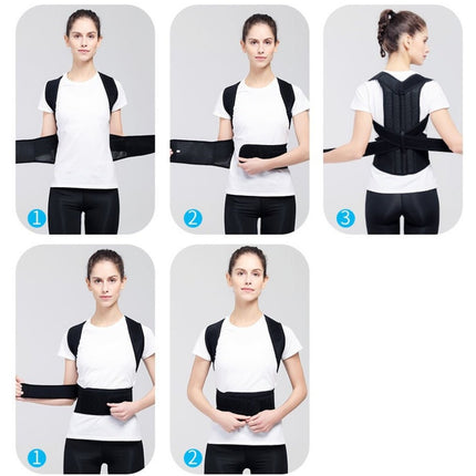 Adjustable Back Posture Corrector – Upper Back Support Brace for Men & Women – Breathable Clavicle Support for Neck, Back, and Shoulder Pain Relief
