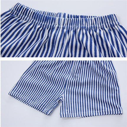2pc Baby Summer Clothing Set – Cute Cartoon Print T-Shirt & Shorts – Soft Cotton Casual Outfit for Boys & Girls