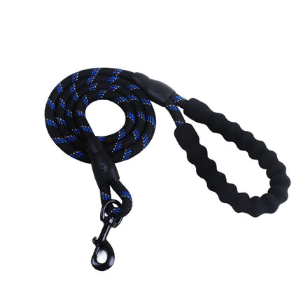 Reflective Dog Leash – Heavy Duty Nylon Pet Dog Lead Rope for Small, Medium & Large Dogs – Padded Handle for Walking & Training