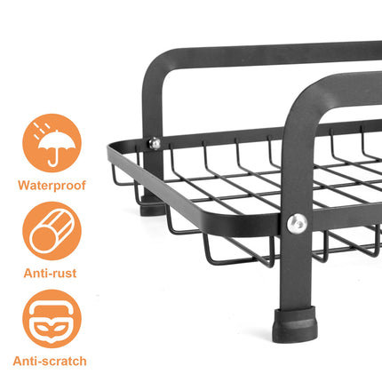 All-in-One 2-Tier Kitchen Dish Drainer – Multi-Functional Storage Rack for Bowls, Plates & Chopping Boards