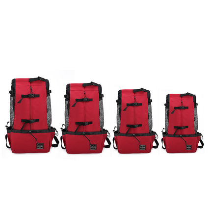 Hands-Free Dog Carrier Backpack – Legs Out Front-Facing Pet Carrier – Breathable & Adjustable Travel Bag for Small & Medium Dogs & Cats