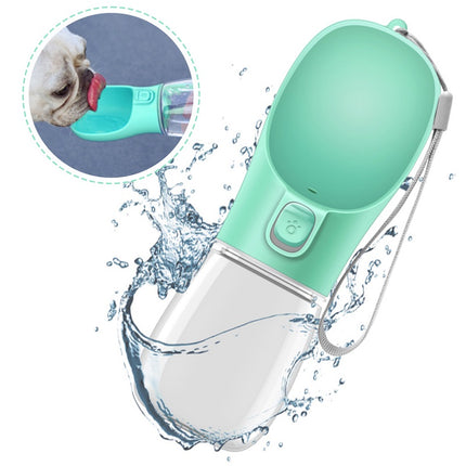 Portable Dog Water Bottle – Leak-Proof Pet Drinking Cup for Walking & Travel – BPA-Free Food-Grade Silicone & Plastic Dispenser