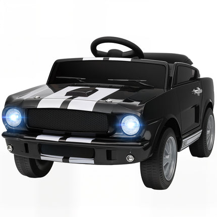 12V Kids Ride-On Car with Remote Control – Adjustable Speed Electric SUV – Smooth Start Technology, LED Lights & MP3 Player (Black)