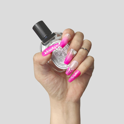 Blush Elegance™ Handmade Press-On Nails – Natural Nude Gradient Acrylic Nail Kit