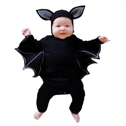 Batman Baby One-Piece Romper with Detachable Cape – Cute Superhero Infant Jumpsuit – Newborn Bat-Hero Costume