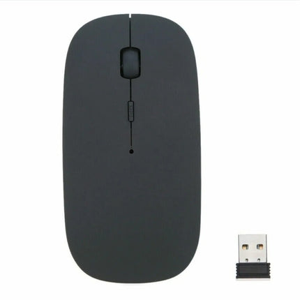 2.4GHz Wireless Optical Mouse – Ergonomic Cordless Computer Mouse with USB Receiver – Slim Portable Mouse for MacBook Pro/Air, PC & Laptop